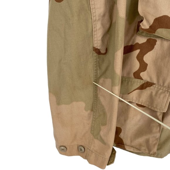 NWT Buzz Off Mens XL Desert Army Camo Jackets Collared Pockets Insect Shield - Picture 5 of 14